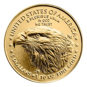1-10 oz Zlatá minca American Eagle 2025 rub