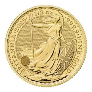 1-2 oz Zlatá minca Britannia 2025 rub