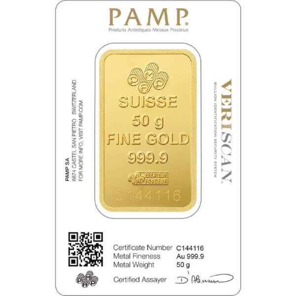 50 g PAMP Lady Fortuna Veriscan 2025 - 2