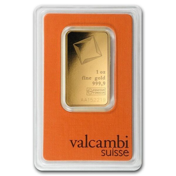 1 oz Zlatá tehlička Valcambi 2025 - 1