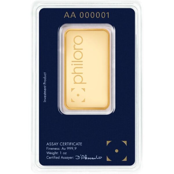 1 oz Zlatá tehlička philoro 2025 - 2